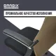 Кресло  PREMIUM "Ultimate EX-801" хром, плотная двойная сетка Х2, черное/коричневое. Фото товара с разных ракурсов.