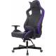 Кресло игровое Knight Outrider черный/фиолетовый ромбик эко.кожа с подголов. крестов. металл. Фото товара с разных ракурсов.