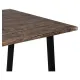 Стол на металлокаркасе BRABIX LOFT CD-006, 1200х500х730 мм, 2 полки, цвет морёный дуб, 641224. Фото товара с разных ракурсов.